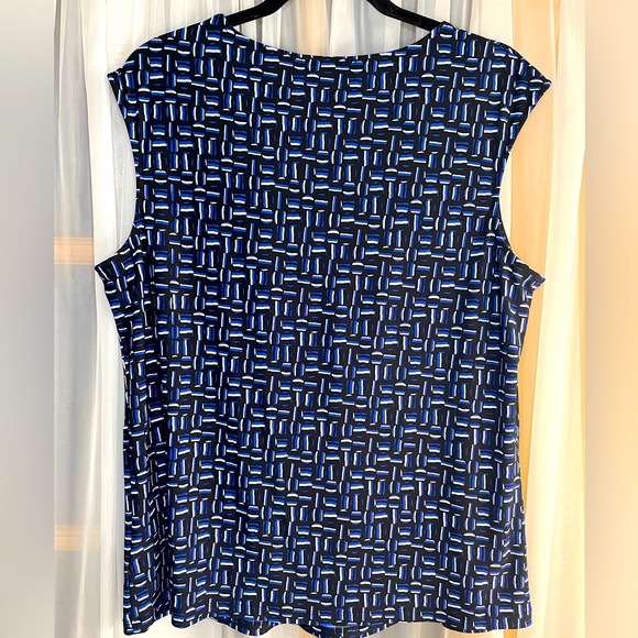 Itm 0021 Kasper sleeveless top size LG - Picture 3 of 6